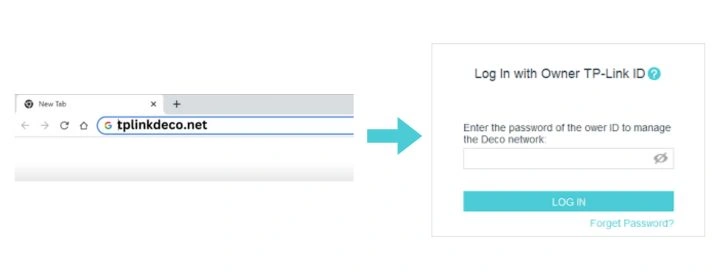 Advanced Deco X1000 Setup use web browser